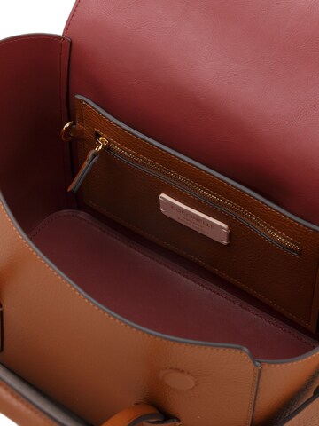 Coccinelle Handtas 'Coccinelle Double Beat Handbag Grained Leather' in Bruin