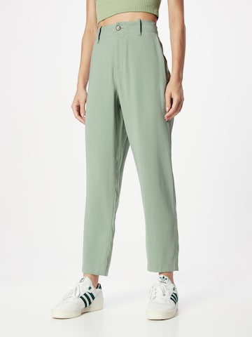 ESPRITregular Chino hlače - zelena boja: prednji dio