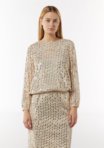 COMMA Bluse in Beige: Vorderseite