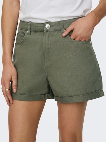 ONLY Regular Trousers 'JOAN' in Green
