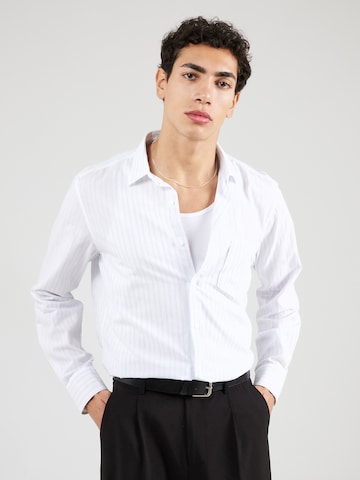 REPLAY Regular Fit Hemd in Weiß: predná strana