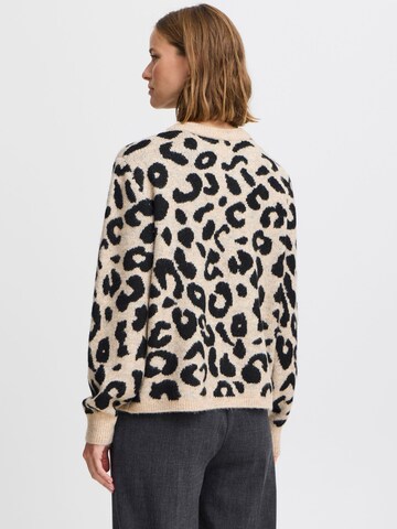 Pull-over ' BYBXMINA LEOPARD JUMPER - ' b.young en noir