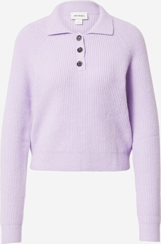 Pull-over Monki en violet : devant