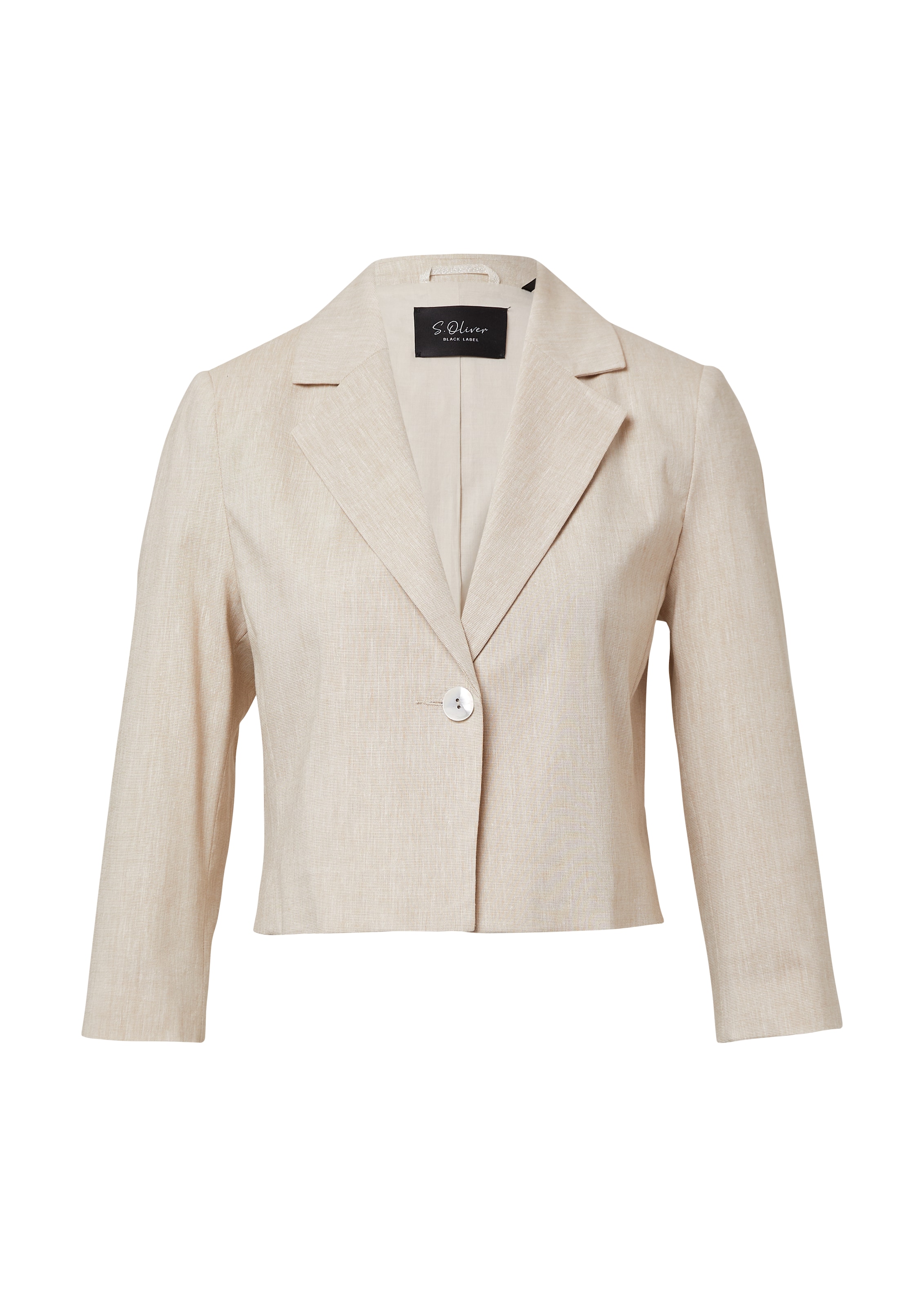 Blazer s.Oliver BLACK LABEL en beige : devant