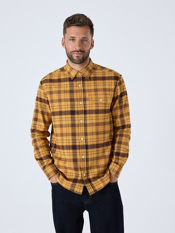 Coupe regular Chemise Next en jaune : devant