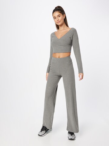 ONLY PLAY Wide leg Workout Pants 'BADIA' in Grey