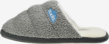 Nuvola. - Pantufa 'Zueco Sheep' em cinzento: frente