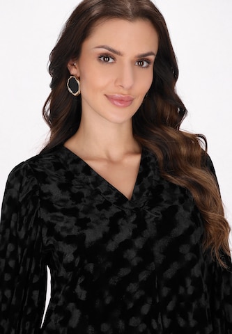 faina Jurk 'Fashion Look' in Zwart