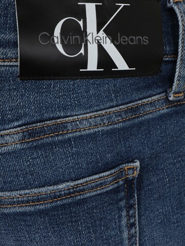 Calvin Klein Jeans Plus ضيق جينز بلون أزرق