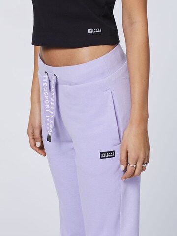 Jette Sport Tapered Pants in Purple