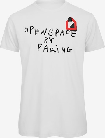 Openspace T-Shirt 'Home' in Weiß: predná strana