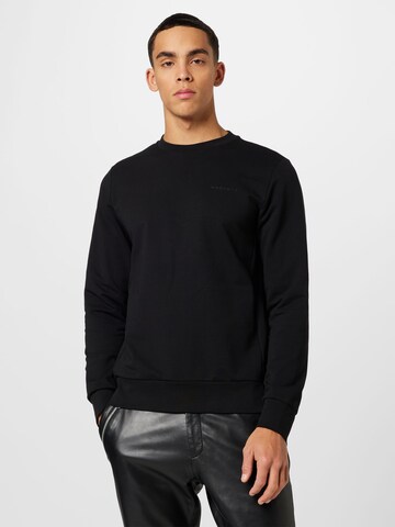 Hackett London Sweatshirt in Zwart: voorkant