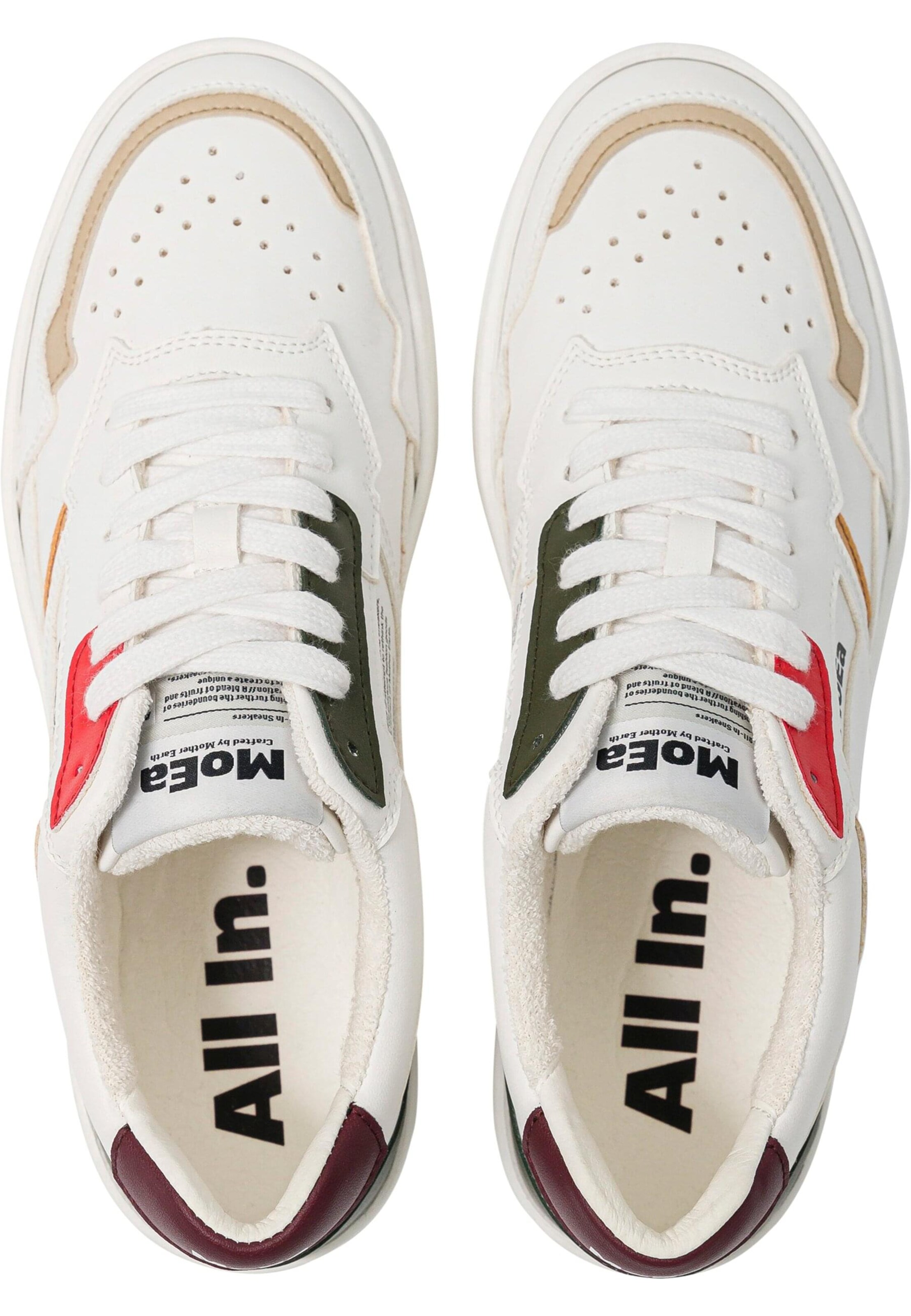 Sneaker bassa 'Gen1 - All In' di MoEa in bianco