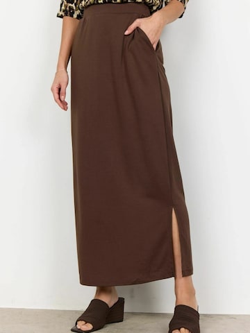 Soyaconcept Rok 'SC-FELUCCA 4' in Bruin: voorkant