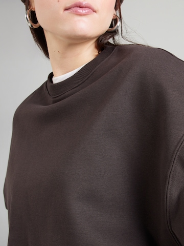 Sweat-shirt 'Yoshi' WEEKDAY en marron