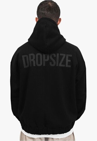 Veste de survêtement Dropsize en noir : devant