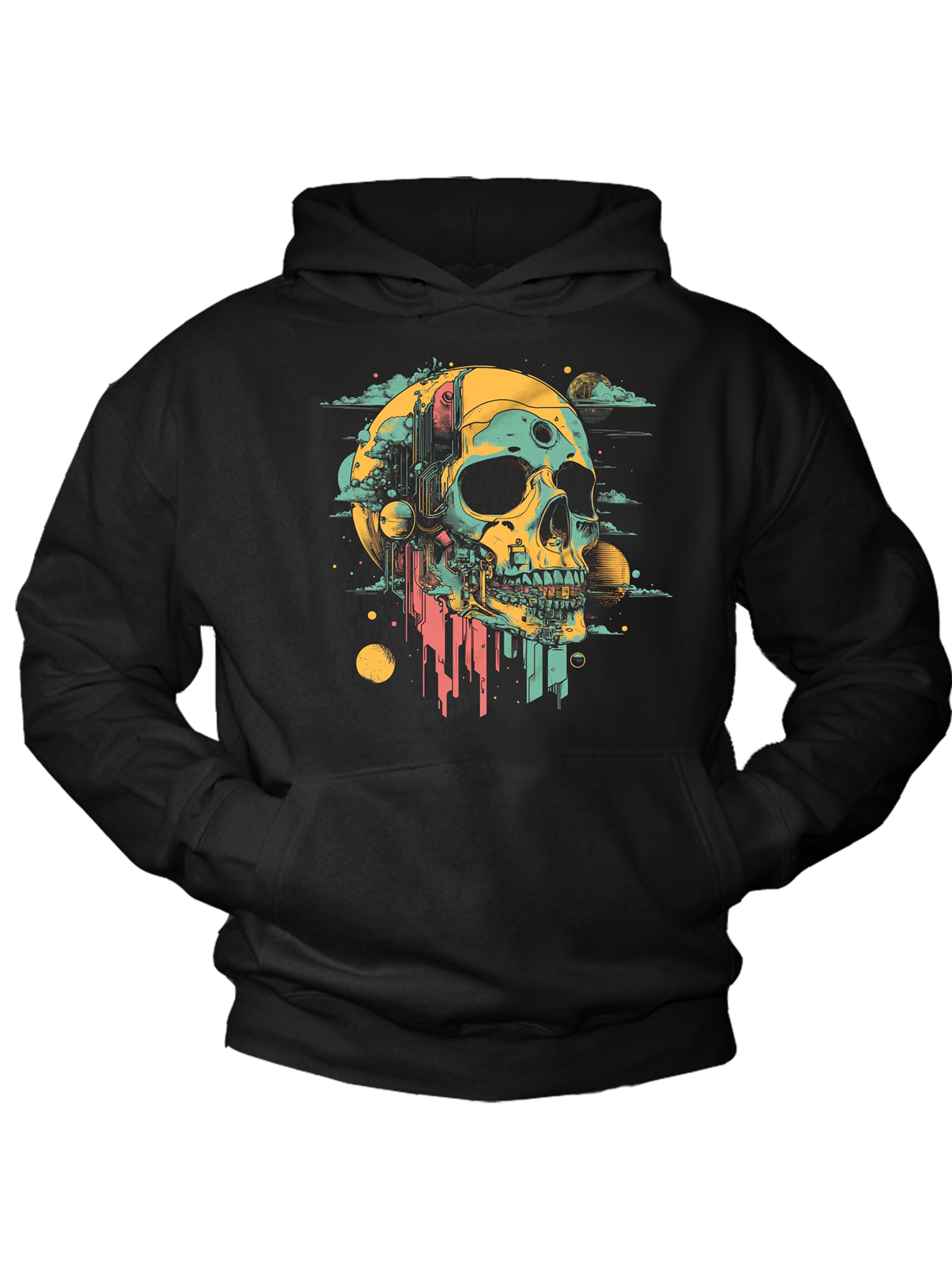 MAKAYA Sweatshirt in Black: front