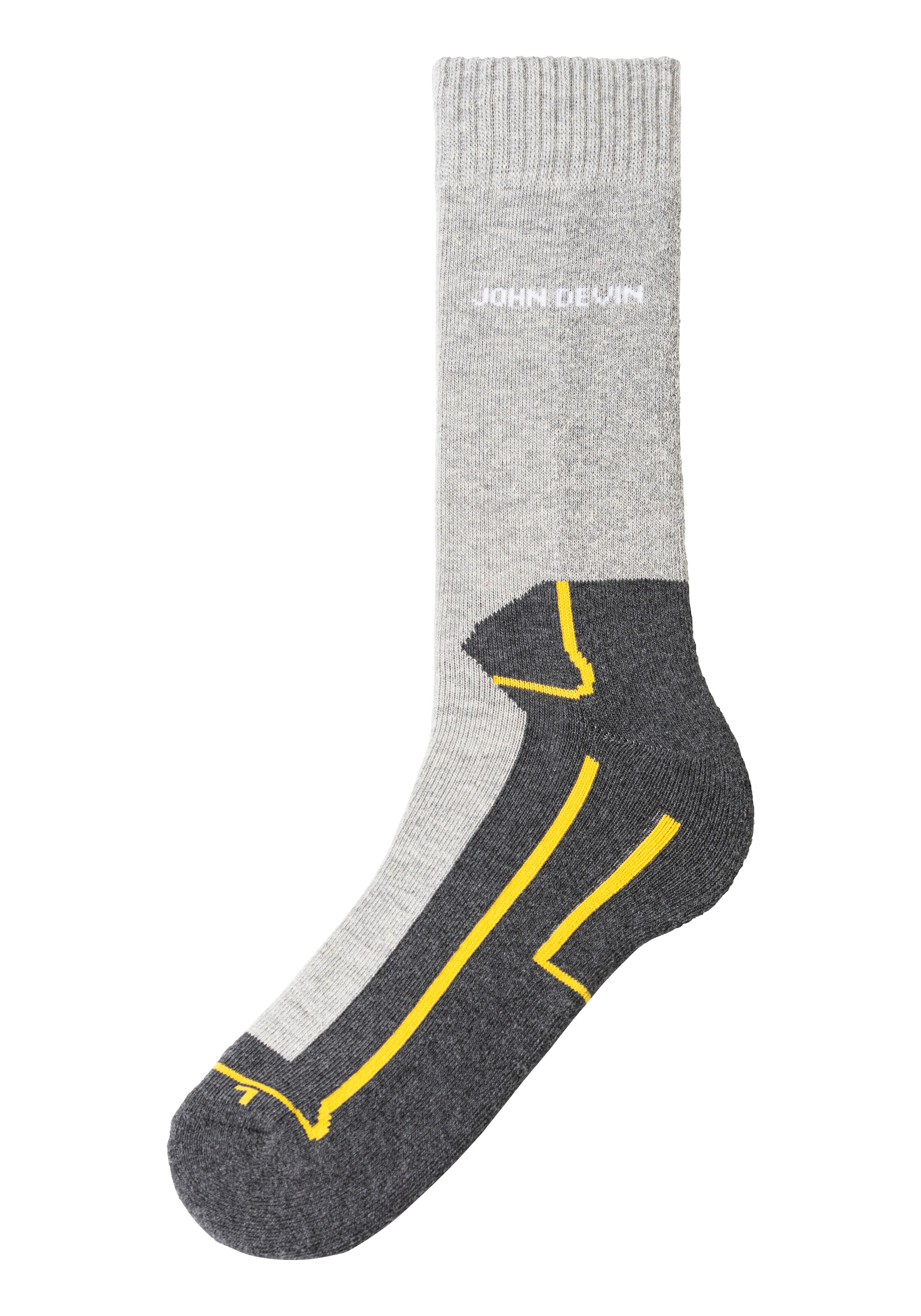 JOHN DEVIN Socken in Grau