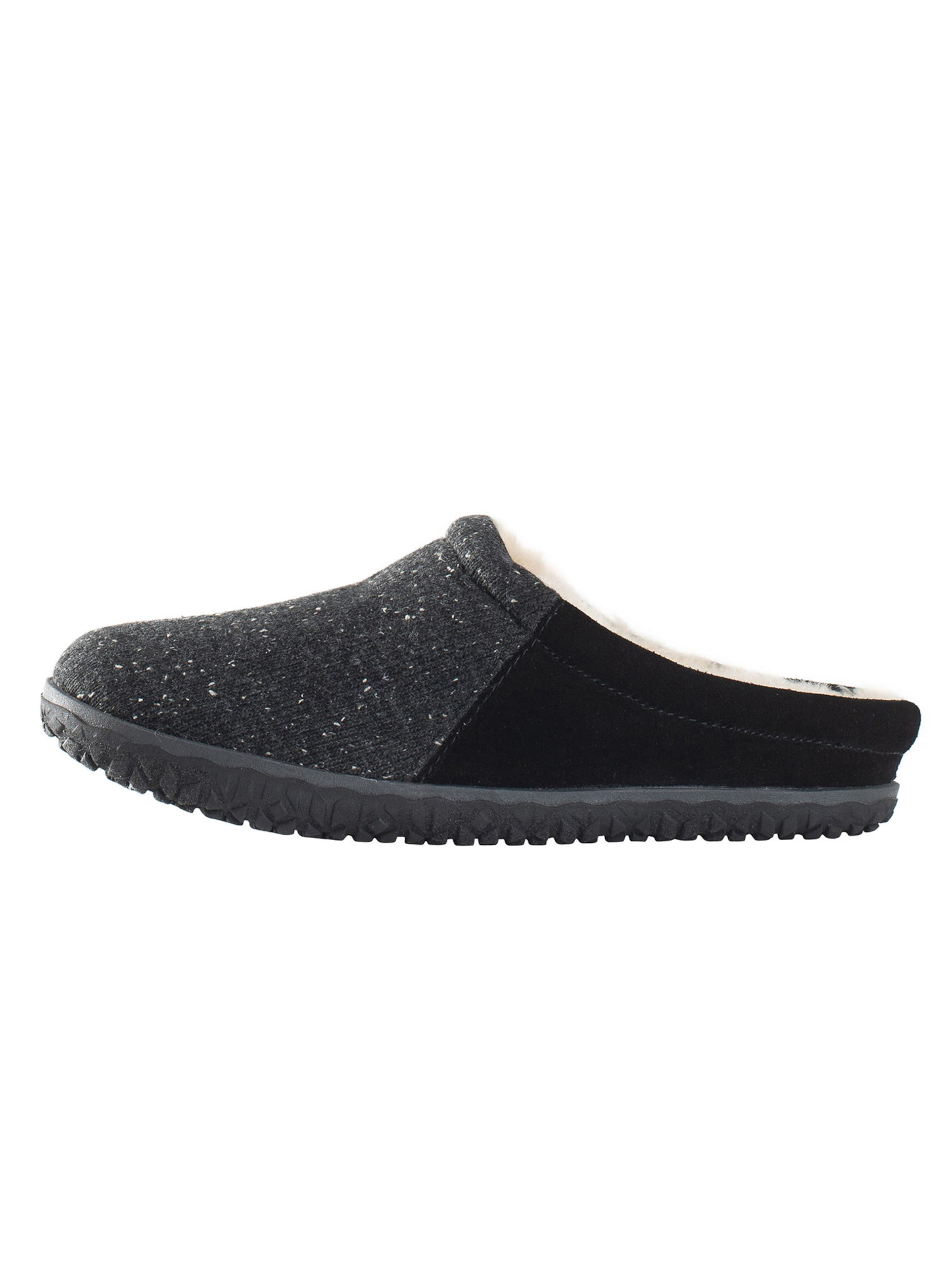 Minnetonka Papuče 'Tahoe' - Čierna: predná strana