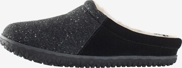 Minnetonka - Pantufa 'Tahoe' em preto: frente