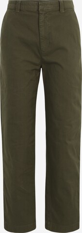 Gap Tall Regular Панталон Chino в зелено: отпред