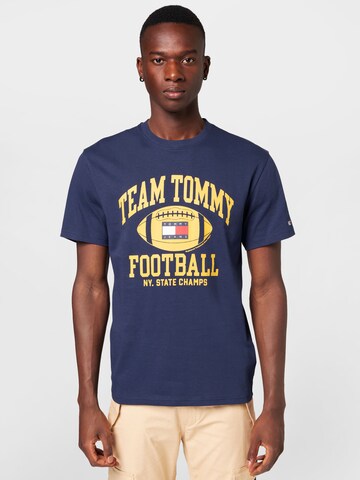 Tommy Jeans Shirt in Blauw: voorkant