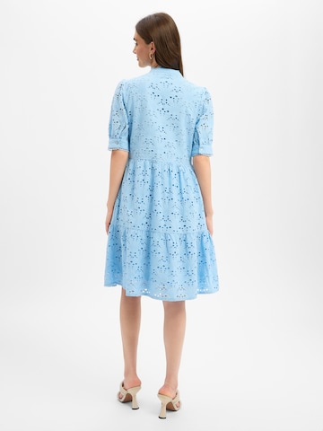 NÜMPH Shirt dress 'NUMaya' in Blue