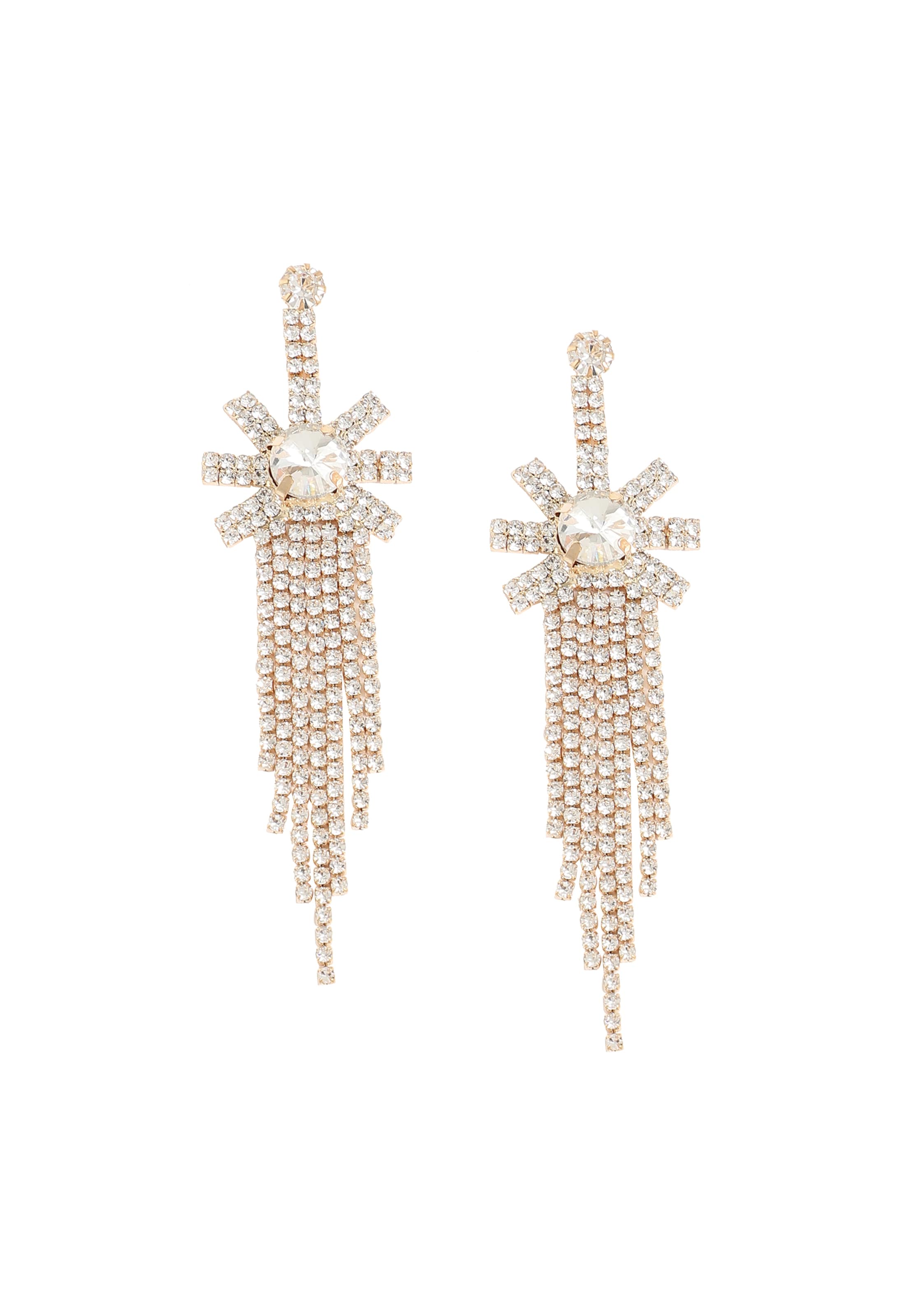 SOHI Náušnice 'Gwendolen' – stříbrná: přední strana