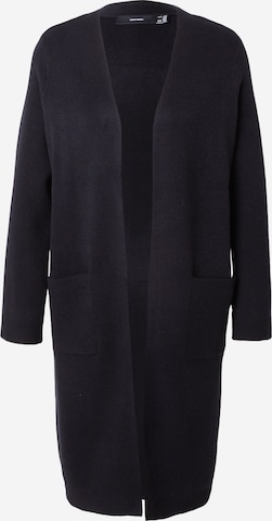 VERO MODA Плетена жилетка 'VMSaba' в черно: отпред