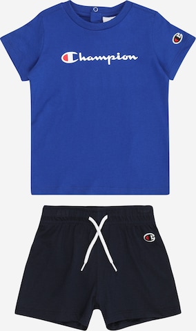 Set de la Champion Authentic Athletic Apparel pe albastru: față