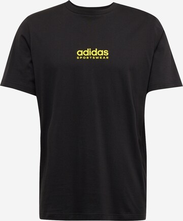 ADIDAS SPORTSWEAR - Camisa funcionais 'TIRO SUM 2' em preto: frente