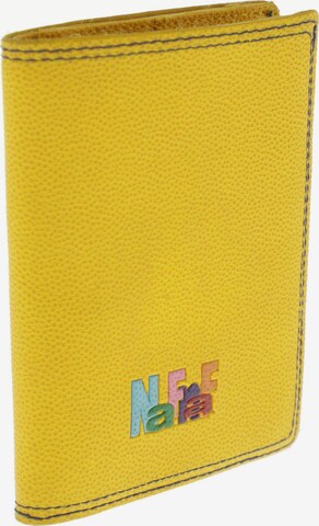 NAF NAF Small Leather Goods in One size in Yellow: front