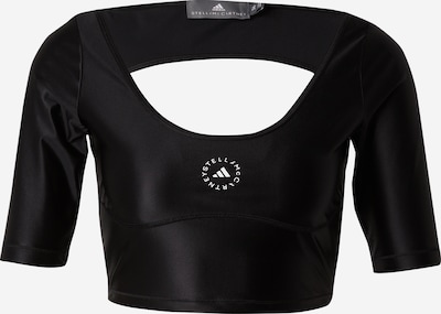 ADIDAS BY STELLA MCCARTNEY Λειτουργικό μπλουζάκι σε μαύρο / λευκό, Άποψη προϊόντος