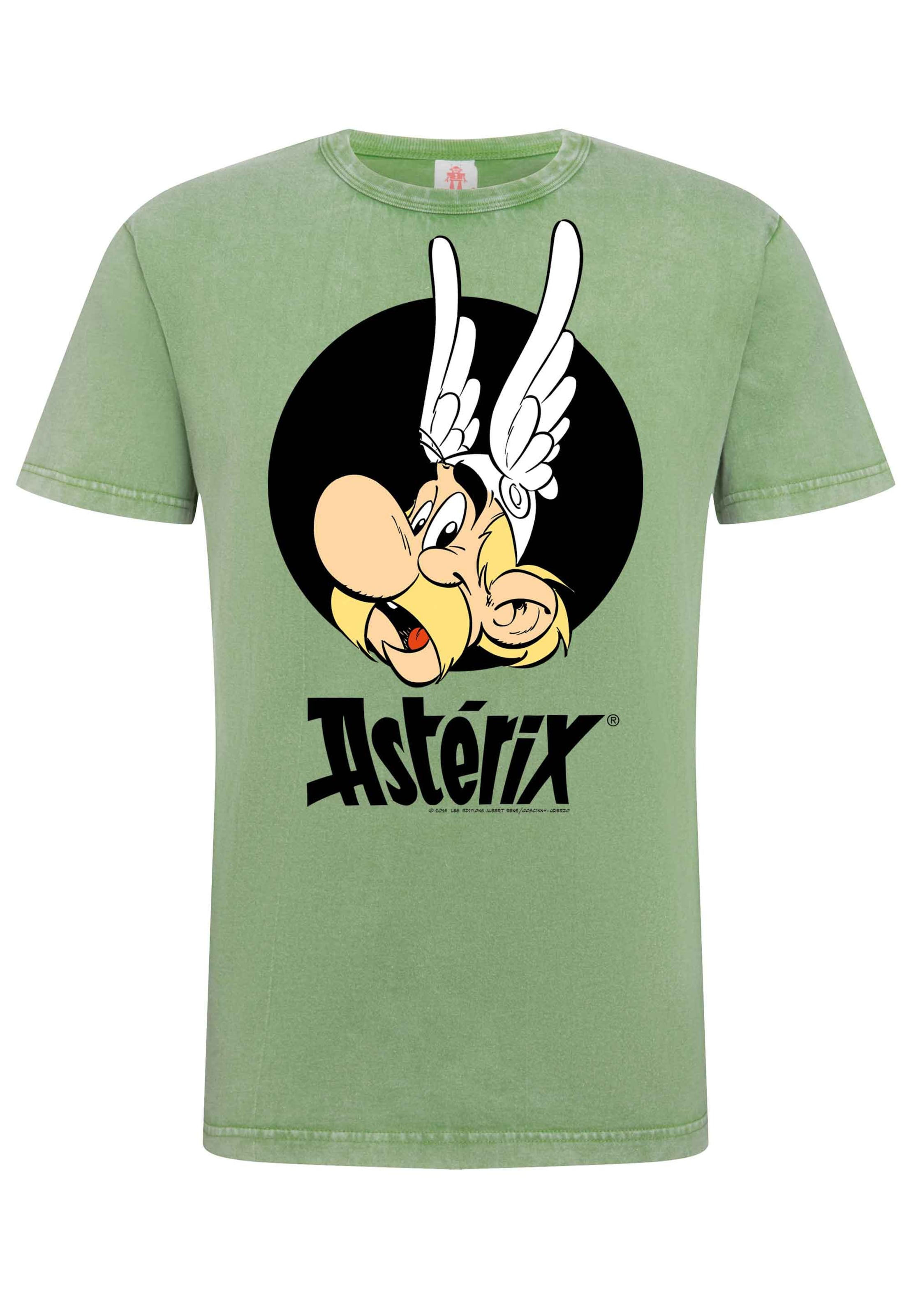 Frauen Shirts & Tops LOGOSHIRT T-Shirt 'Asterix' in Hellgrün - AX67247