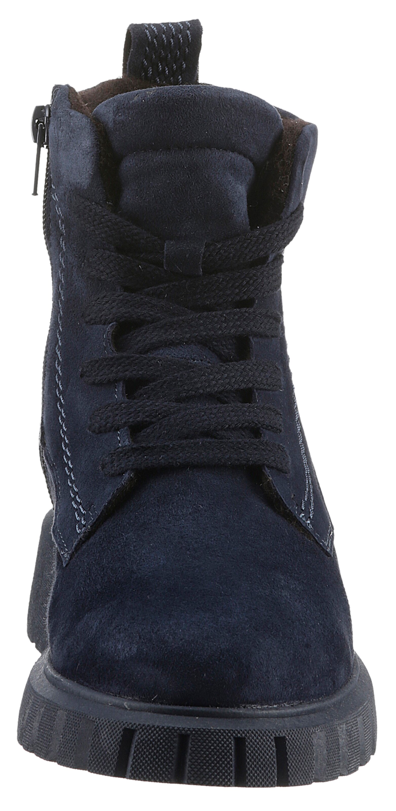 Tamaris Lace-up bootie in Blue