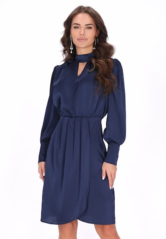faina Cocktailjurk in Blauw: voorkant