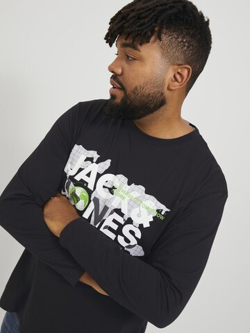 Jack & Jones Plus Tričko 'DUST' – černá
