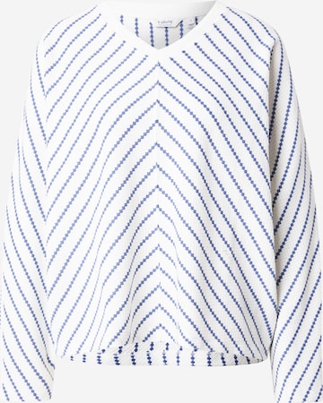 Bluză de molton 'RUNI' de la b.young pe albastru: față