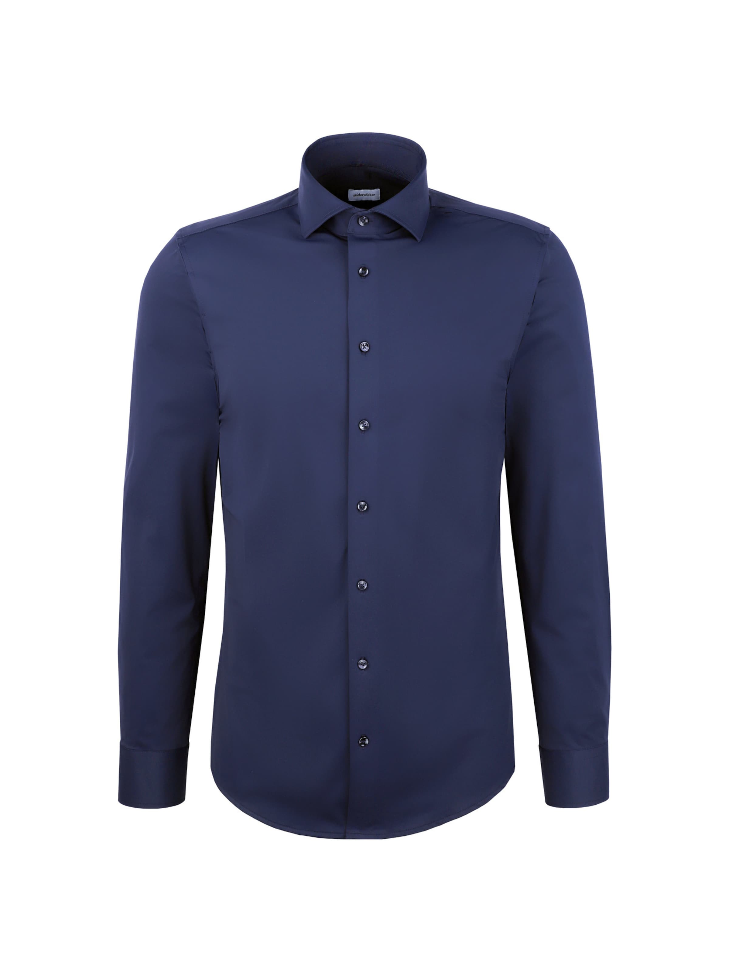 Chemise business SEIDENSTICKER en bleu : devant