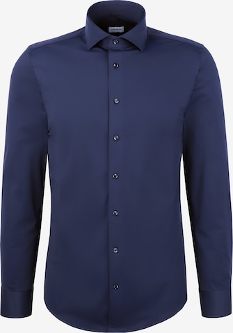 Chemise business SEIDENSTICKER en bleu : devant
