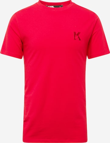 Karl Lagerfeld - Camiseta en rojo: frente