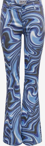 NEON & NYLON Pants in Blue: front