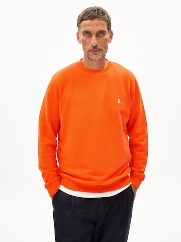 ARMEDANGELS Sweatshirt in Oranje: voorkant