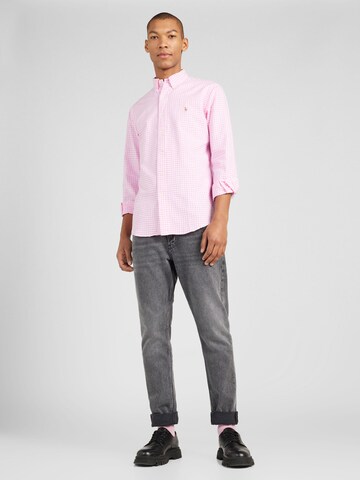 Coupe regular Chemise Polo Ralph Lauren en rose