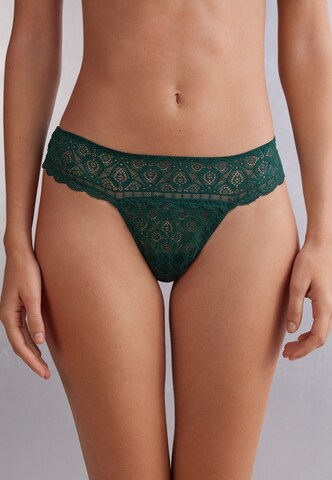 INTIMISSIMI Thong in Green: front