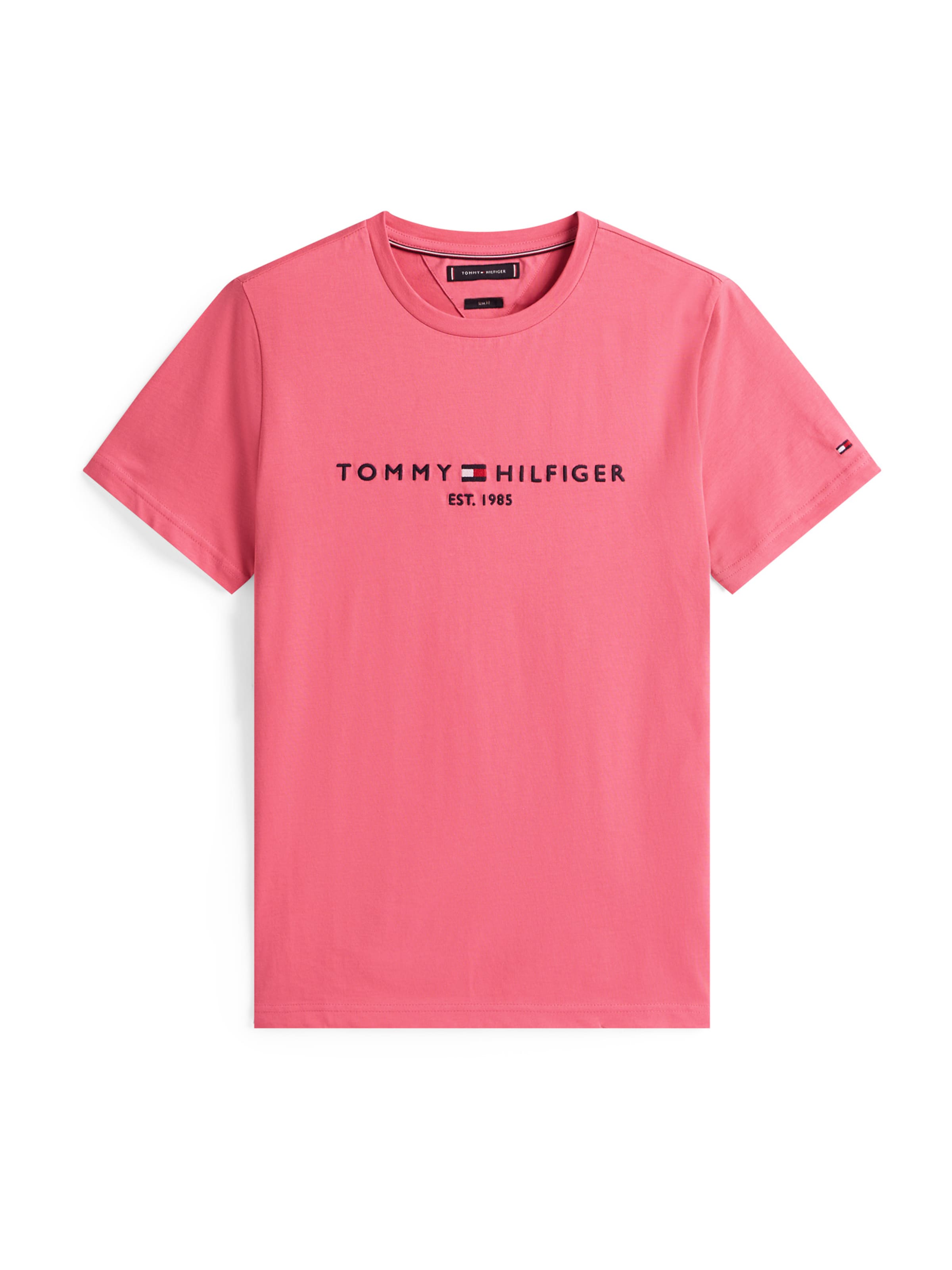 TOMMY HILFIGER Тениска в розово: отпред