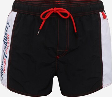 DIESEL Board Shorts 'Caybay' in Black: front