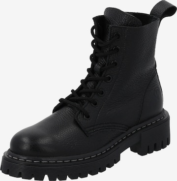 Bottes à lacets 'Pheara' Palado en noir : devant