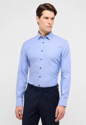 ETERNA Slim Fit Hemd in Blau: Vorderseite