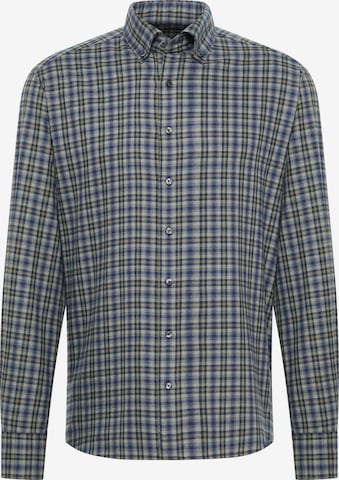 ETERNA Regular fit Button Up Shirt in Blue: front